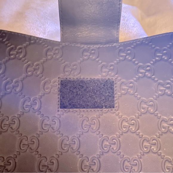 NWOT GUCCI BLACK GUCCISSIMA iPAD TABLET CASE CARRIER SLEEVE LIKE NEW! - Picture 2 of 3